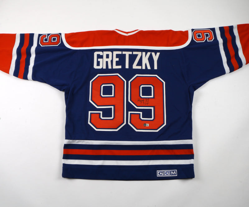 Wayne Gretzky Autographed Edmonton Oilers Vintage Jersey