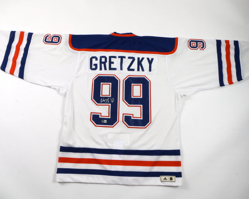 Wayne Gretzky signed autographed Jersey Edmonton Oilers Beckett COA