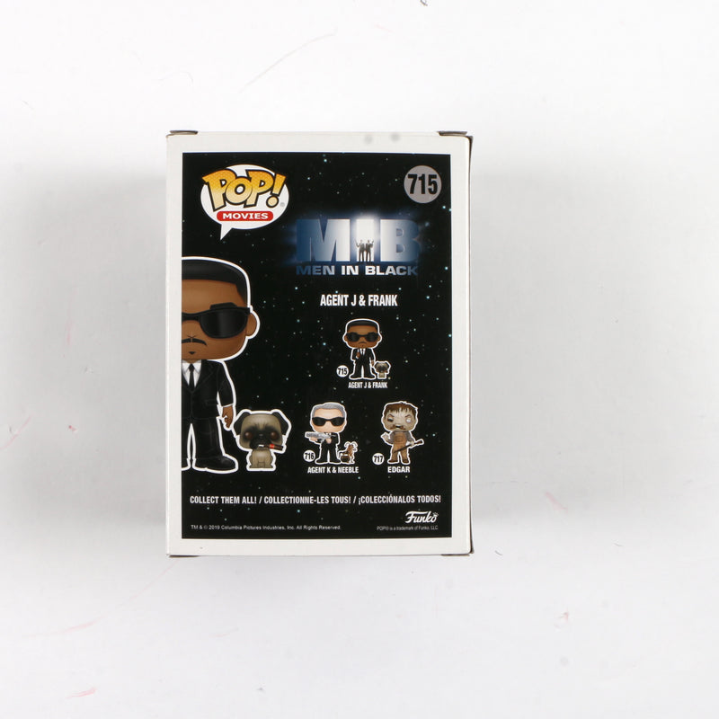 Will Smith Signed Funko Pop 715 Agent J & Frank MIB Men In Black Beckett COA