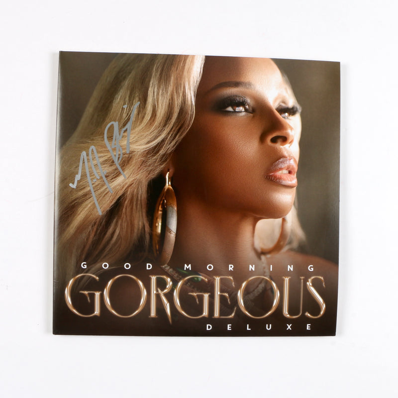 Mary J Blige Signed Autograph Vinyl Gorgeous Mary J Blige Autograph Beckett COA