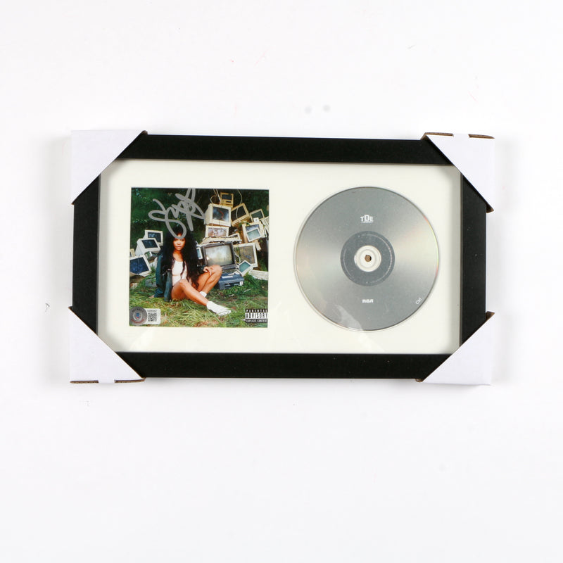 SZA Signed Album Ctrl Album Framed SZA Autograph Beckett
