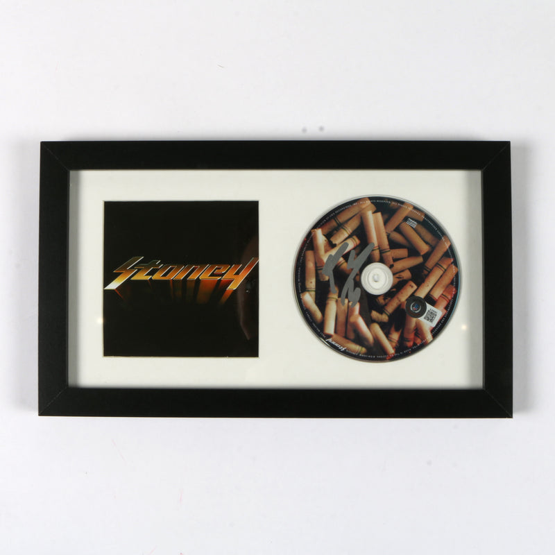 Post Malone Signed autographed Album Cover Framed with CD Beckett COA