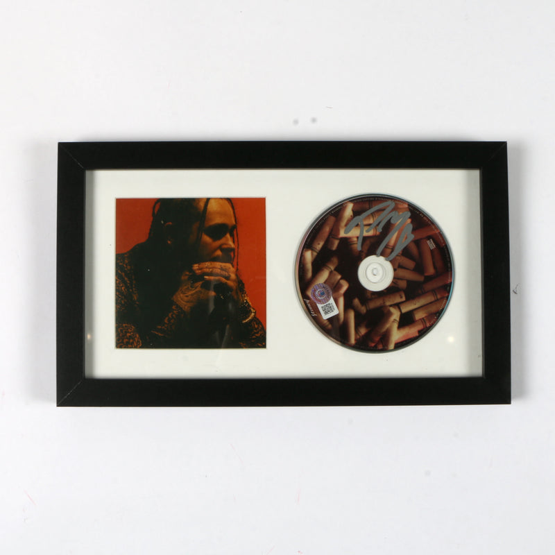Post Malone Signed autographed Album Cover Framed with CD Beckett COA