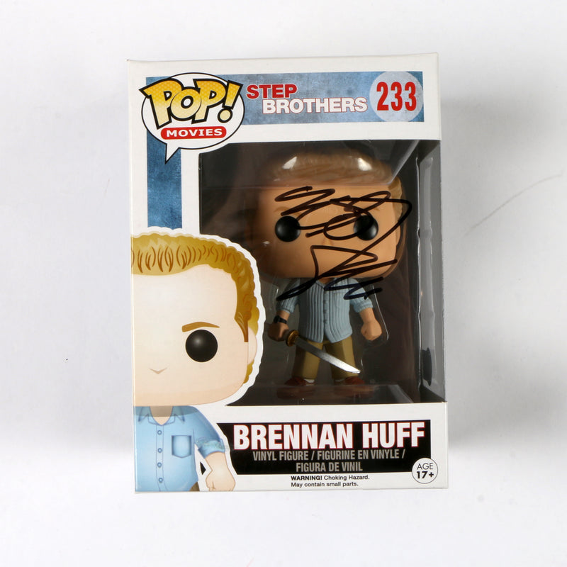 Will Ferrell Signed Funko Pop 233 Brennan Huff "Step Brothers" Autograph Beckett COA