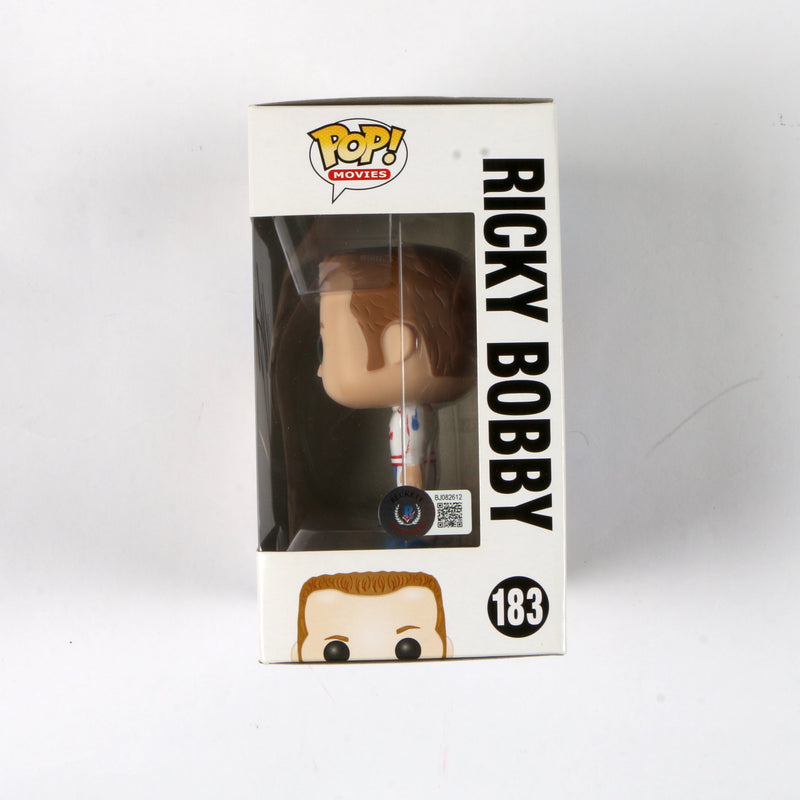 Will Ferrell Signed Funko Pop 183 Ricky Bobby "Talladega Nights" Autograph Beckett COA