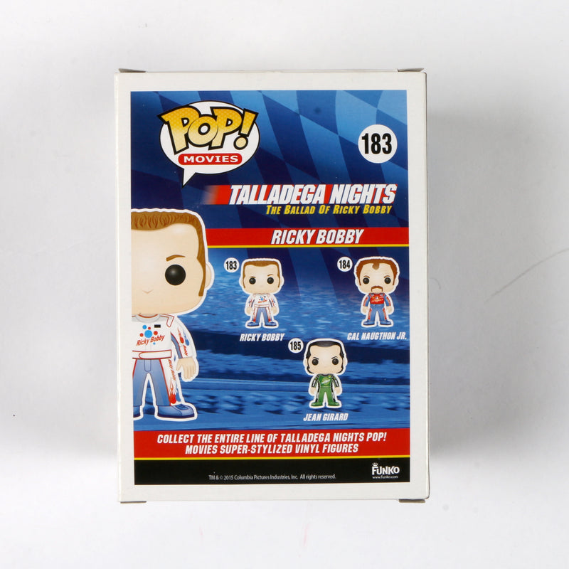 Will Ferrell Signed Funko Pop 183 Ricky Bobby "Talladega Nights" Autograph Beckett COA