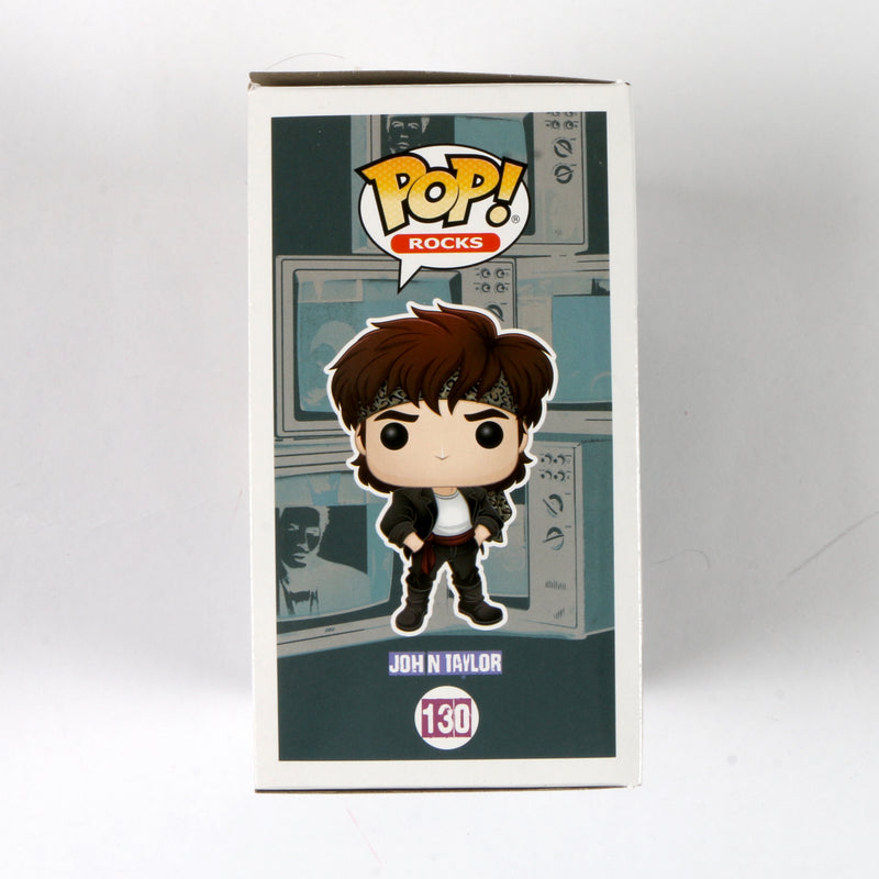 John Taylor Signed Funko Pop 130 Duran Duran 'John Taylor' John Taylor Autograph Beckett COA