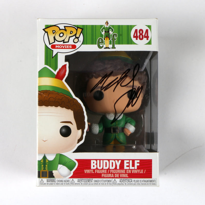 Will Ferrell Signed Funko Pop 484 Buddy Elf "Elf" Autograph Beckett COA