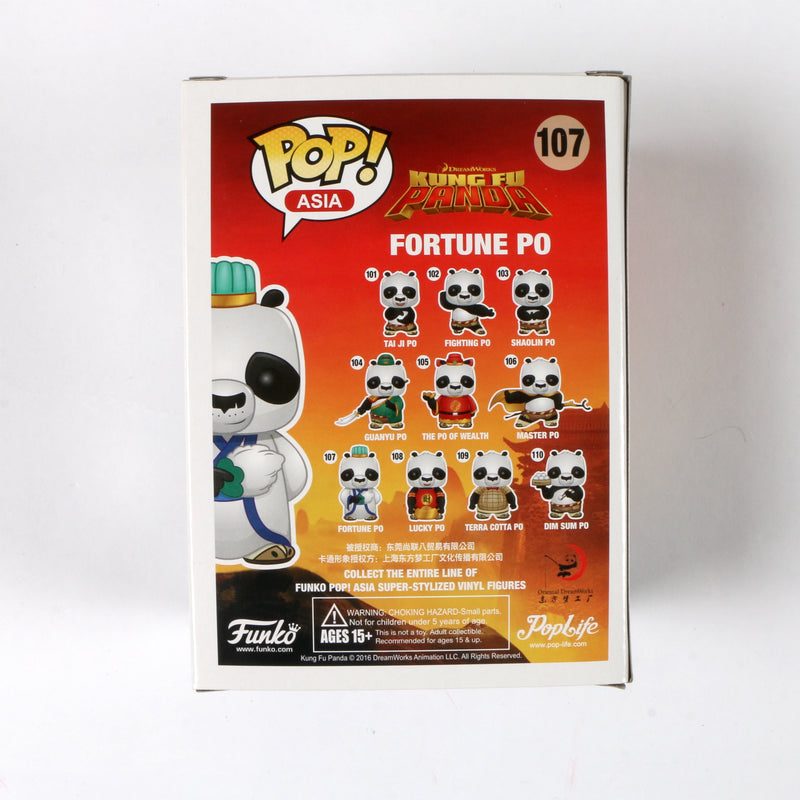 Jack Black Signed Funko Pop 107 Kung Fu Panda 'Fortune Po' Jack Black Autograph Beckett COA