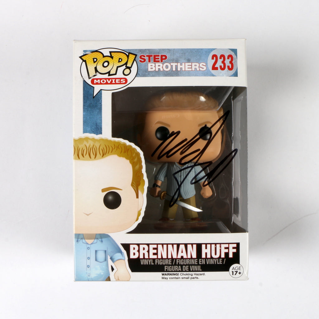 Will Ferrell Signed Funko Pop 233 Brennan Huff "Step Brothers" Autograph Beckett COA