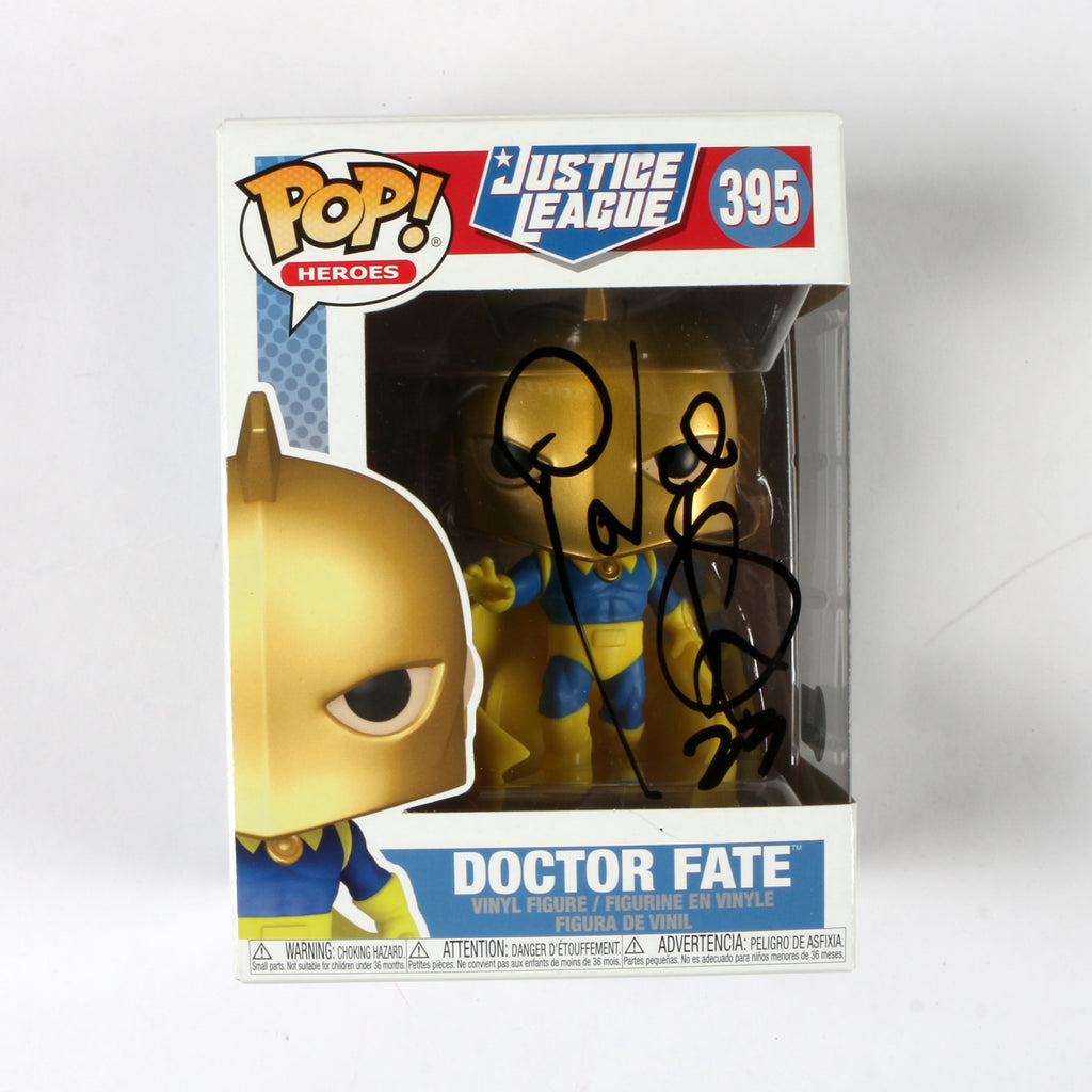 Pierce Brosnan Signed Funko Pop 395 Justice League 'Doctor Fate' Pierce Brosnan Autograph Beckett COA