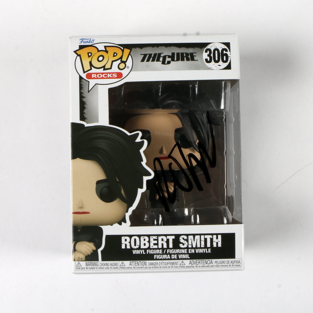 Robert Smith Signed Funko Pop Robert Smith 306 The Cure Pop Rocks Beckett
