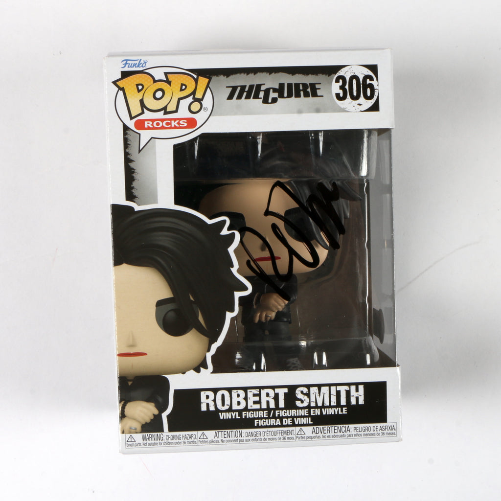 Robert Smith Signed Funko Pop Robert Smith 306 The Cure Pop Rocks Beckett