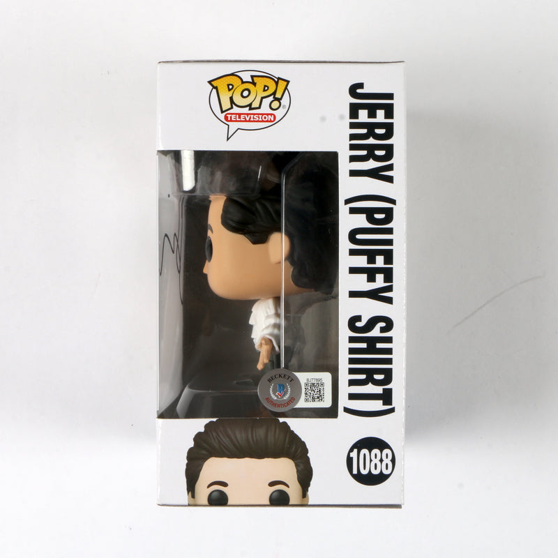 Jerry Seinfeld Signed Funko Pop 1088 "Jerry (Puffer Shirt)" Seinfeld Autograph Beckett COA