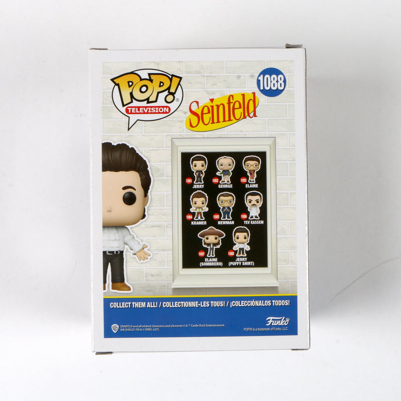 Jerry Seinfeld Signed Funko Pop 1088 "Jerry (Puffer Shirt)" Seinfeld Autograph Beckett COA