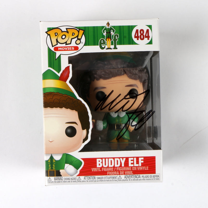 Will Ferrell Signed Funko Pop 484 Buddy Elf "Elf" Autograph Beckett COA