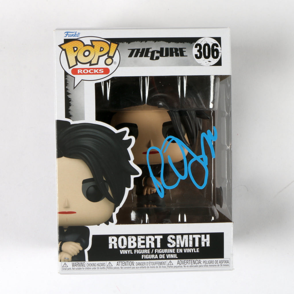 Robert Smith Signed Funko Pop Robert Smith 306 The Cure Pop Rocks Beckett