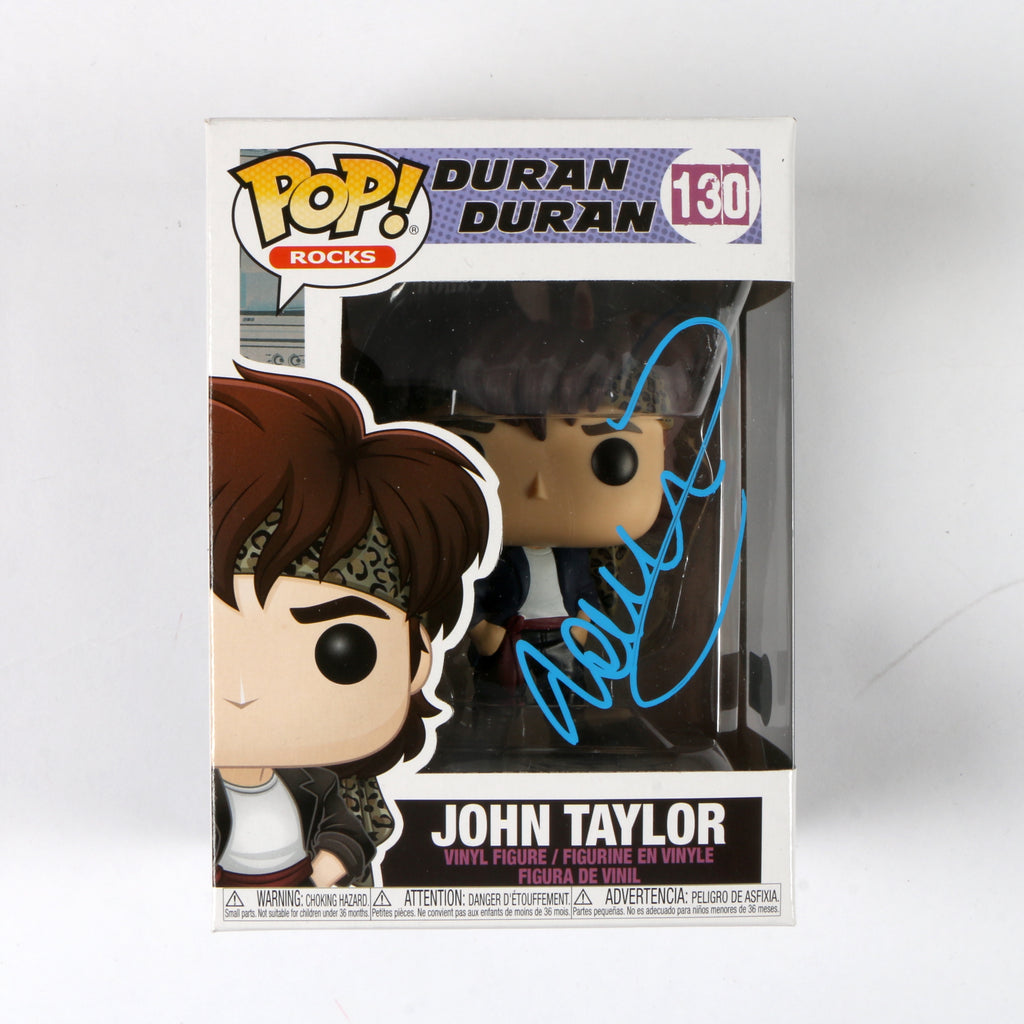 John Taylor Signed Funko Pop 130 Duran Duran 'John Taylor' John Taylor Autograph Beckett COA