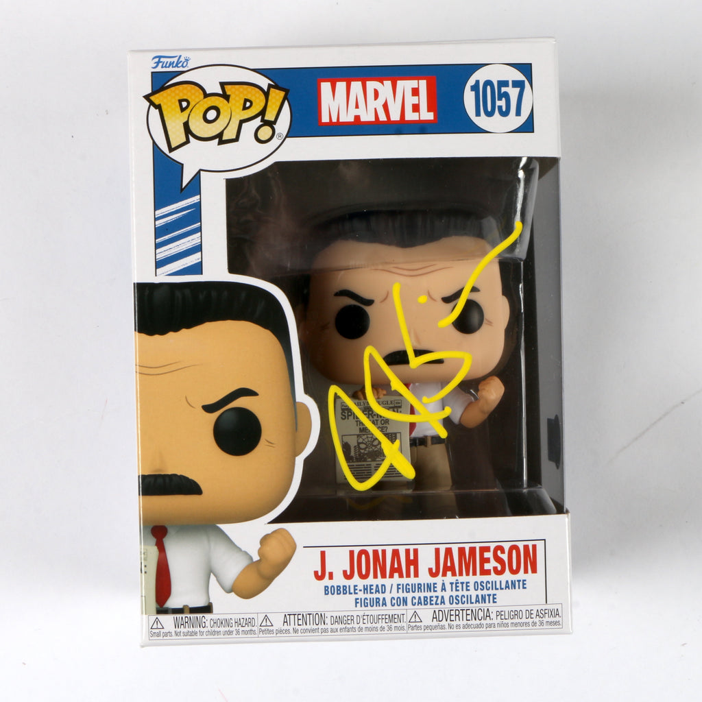 J. K. Simmons Signed Funko Pop 1057 Spider-Man 'J. Jonah Jameson' J. K. Simmons Autograph Beckett COA
