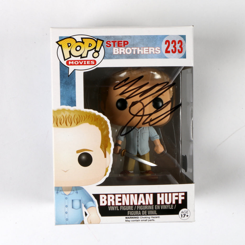 Will Ferrell Signed Funko Pop 233 Brennan Huff "Step Brothers" Autograph Beckett COA