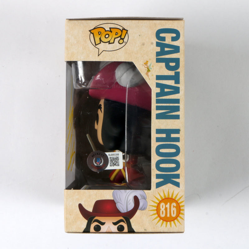 Dustin Hoffman Signed Funko Pop 816 'Captain Hook' Disneyland Resort 65th Anniversary Dustin Hoffman Autograph Beckett COA