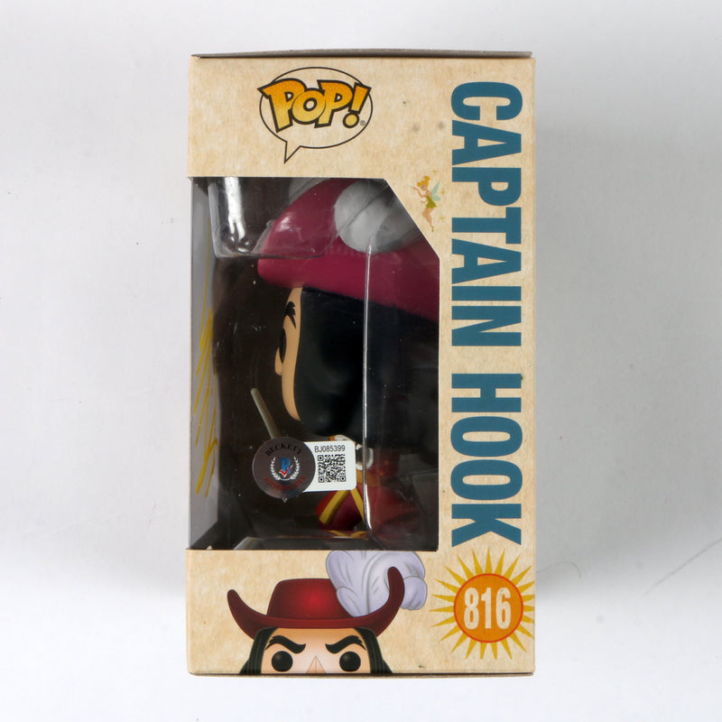 Dustin Hoffman Signed Funko Pop 816 'Captain Hook' Disneyland Resort 65th Anniversary Dustin Hoffman Autograph Beckett COA