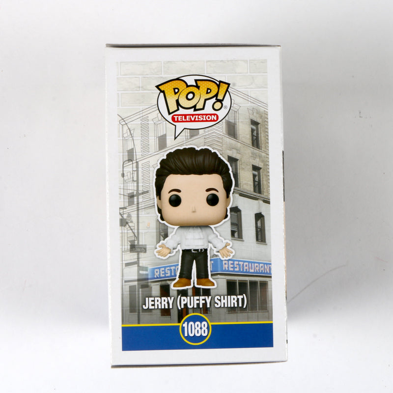 Jerry Seinfeld Signed Funko Pop 1088 "Jerry (Puffer Shirt)" Seinfeld Autograph Beckett COA