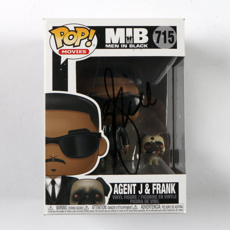 Will Smith Signed Funko Pop 715 Men In Black MIB 'Agent J & Frank' Will Smith Autograph Beckett COA