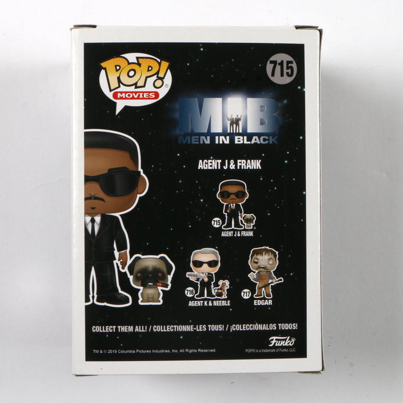 Will Smith Signed Funko Pop 715 Men In Black MIB 'Agent J & Frank' Will Smith Autograph Beckett COA