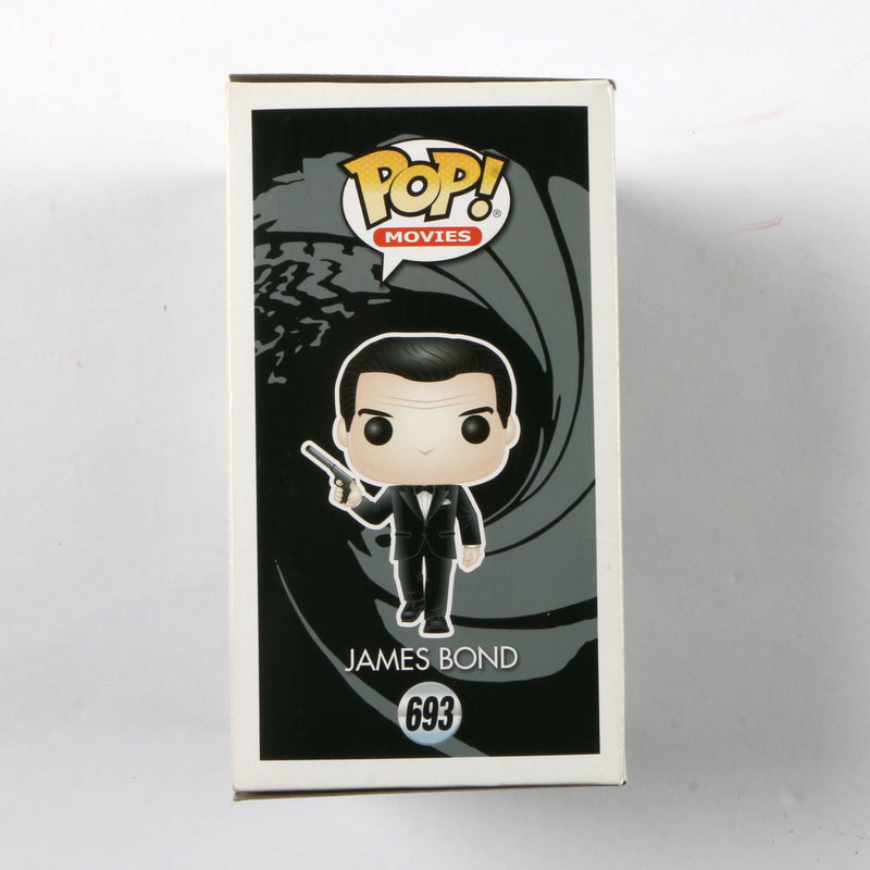 Pierce Brosnan Signed Funko Pop 693 Goldeneye 'James Bond' Pierce Brosnan Autograph Beckett COA
