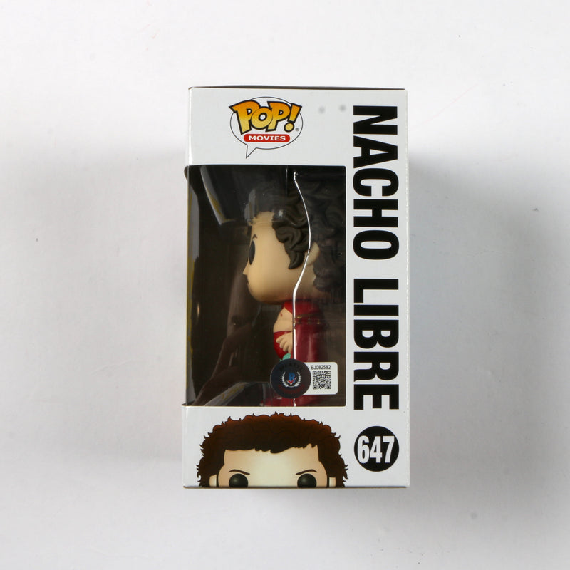 Jack Black Signed Funko Pop 647 Nacho Libre 'Nacho Libre' Jack Black Autograph Beckett COA