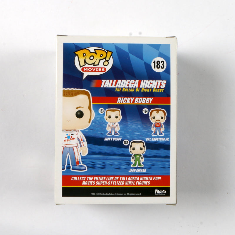 Will Ferrell Signed Funko Pop 183 Ricky Bobby "Talladega Nights" Autograph Beckett COA