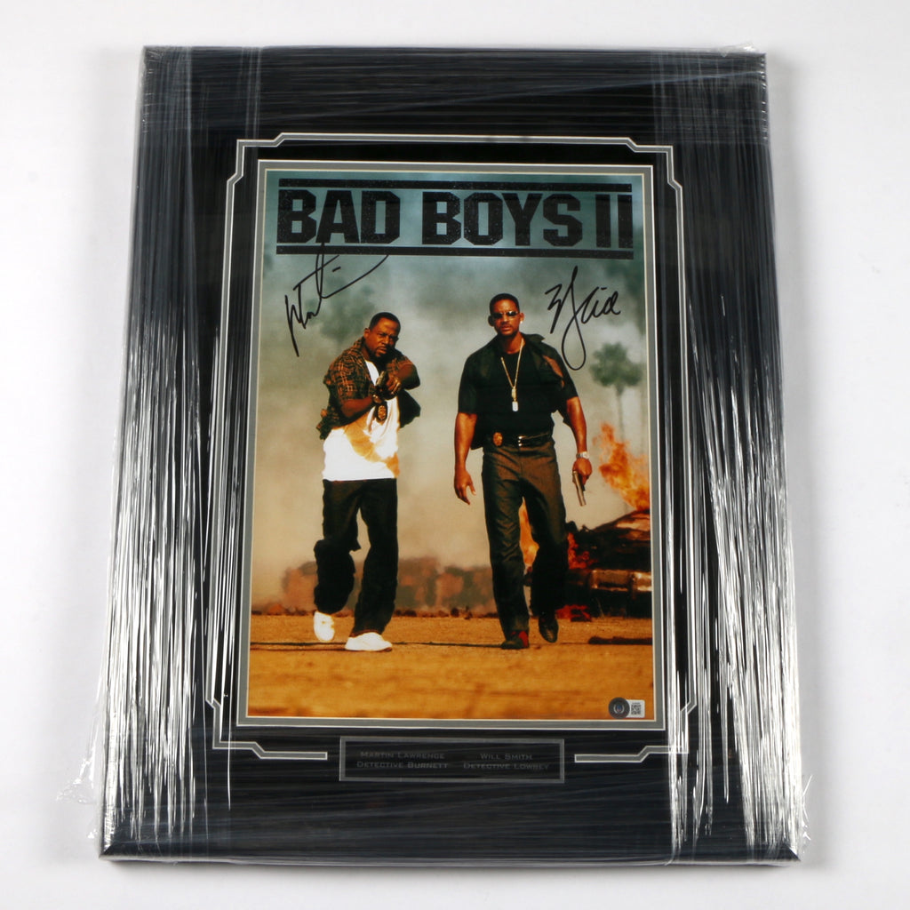 Will Smith and Martin Lawerence Signed Photo 11x14 Bad Boys II Will Smith auto Beckett