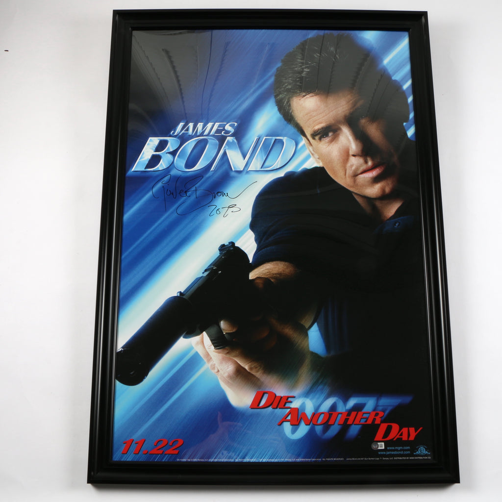 Pierce Brosnan Signed Authentic Movie Poster James Bond "Die Another Day" Beckett COA