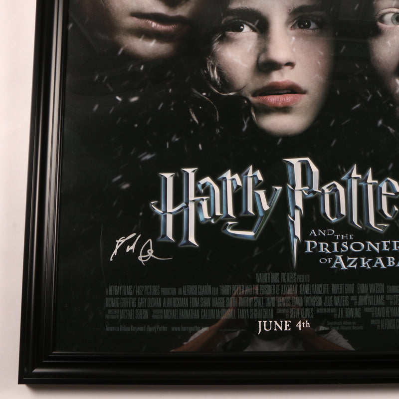 Daniel Radcliffe Signed Harry Potter "The Prisoner of Azkaban" Poster Framed Movie Poster- COA Beckett