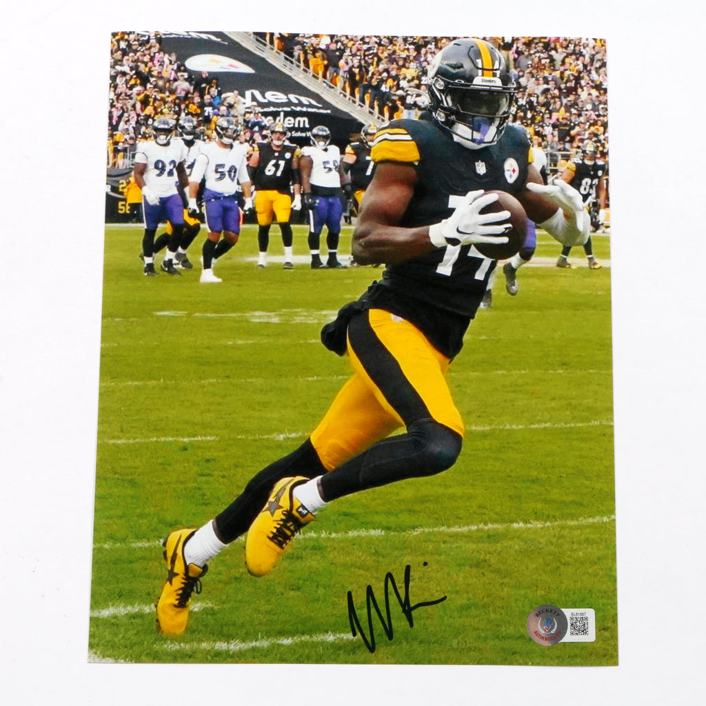 George Pickens Signed 8x10 Photo Pittsburg Steelers-COA Beckett