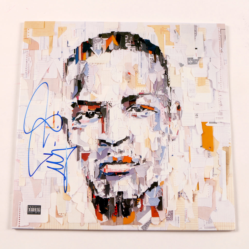 T.I. Autographed Vinyl Cover - "Paper Trail" - Beckett BAS COA