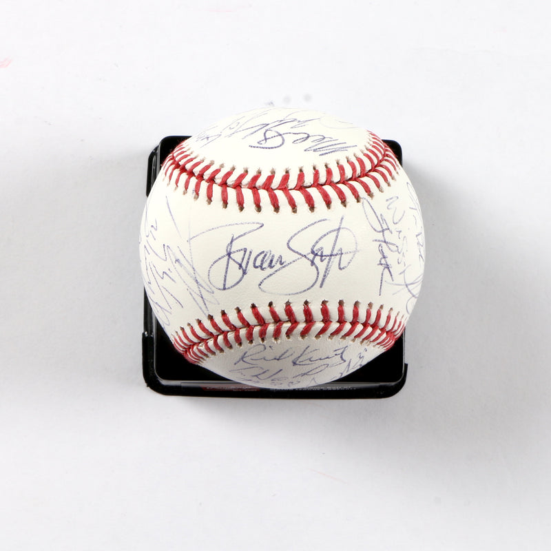 Atlanta Braves Freddie Freeman Riley Swanson Albies Soler and more Team Signed Official 2021 World Series Baseball