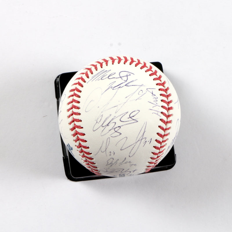 Atlanta Braves Freddie Freeman Riley Swanson Albies Soler and more Team Signed Official 2021 World Series Baseball