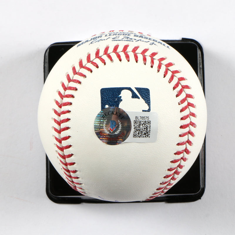 Christian Yelich Signed Official Major League Baseball - Milwaukee Brewers - Beckett COA