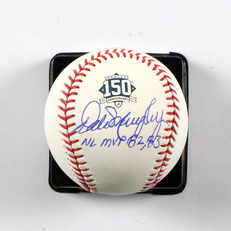 Dale Murphy Inscribed "NL MVP 82, 83" Official Major League Baseball - Atlanta Braves - Beckett COA