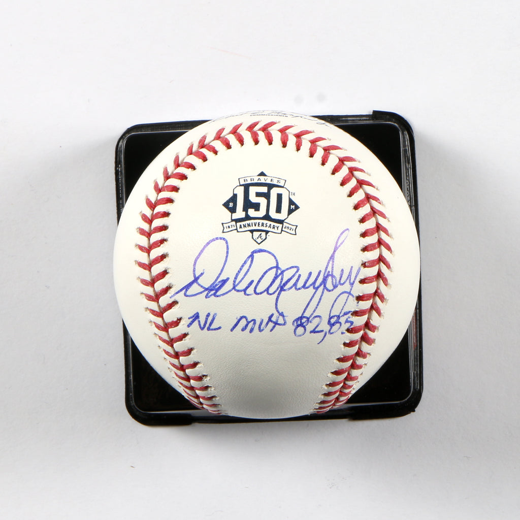 Dale Murphy Inscribed "NL MVP 82, 83" Official Major League Baseball - Atlanta Braves - Beckett COA