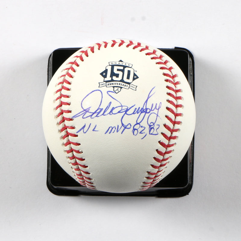 Dale Murphy Inscribed "NL MVP 82, 83" Official Major League Baseball - Atlanta Braves - Beckett COA