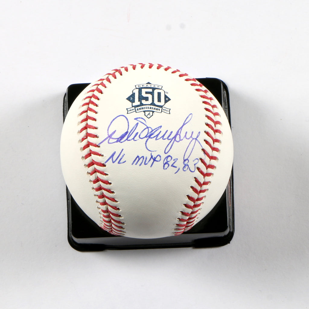 Dale Murphy Inscribed "NL MVP 82, 83" Official Major League Baseball - Atlanta Braves - Beckett COA