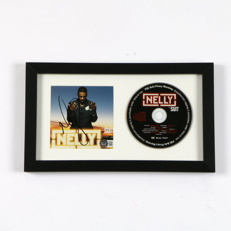 Nelly Autographed CD Cover "Suit" Framed Beckett BAS COA