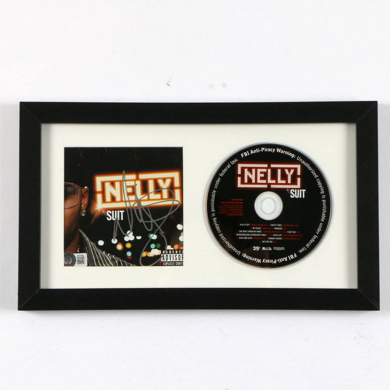 Nelly Autographed CD Cover "Suit" Framed Beckett BAS COA