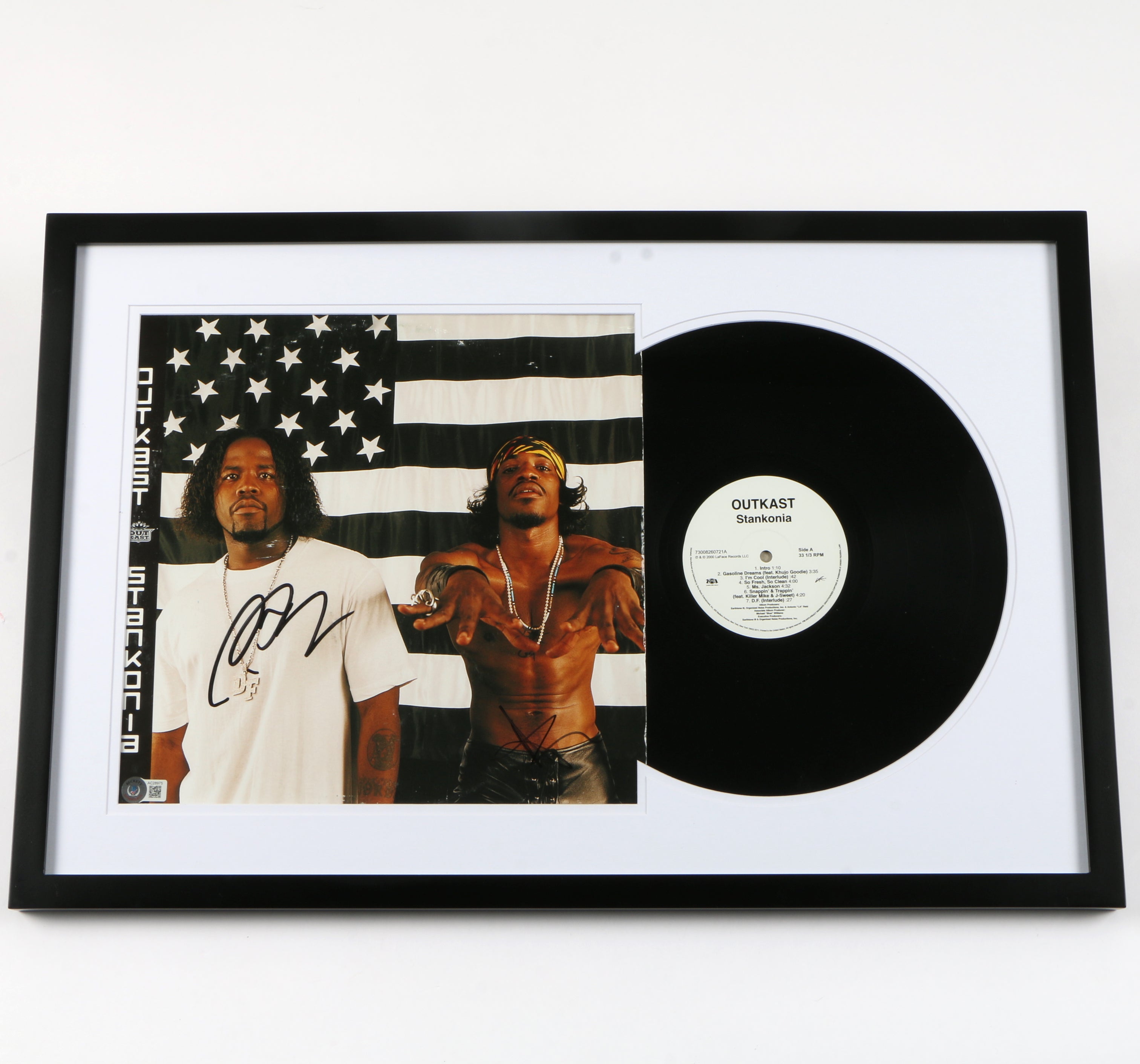 Andre 3000 & Big Boi Outkast Signed Stankonia Vinyl Cover