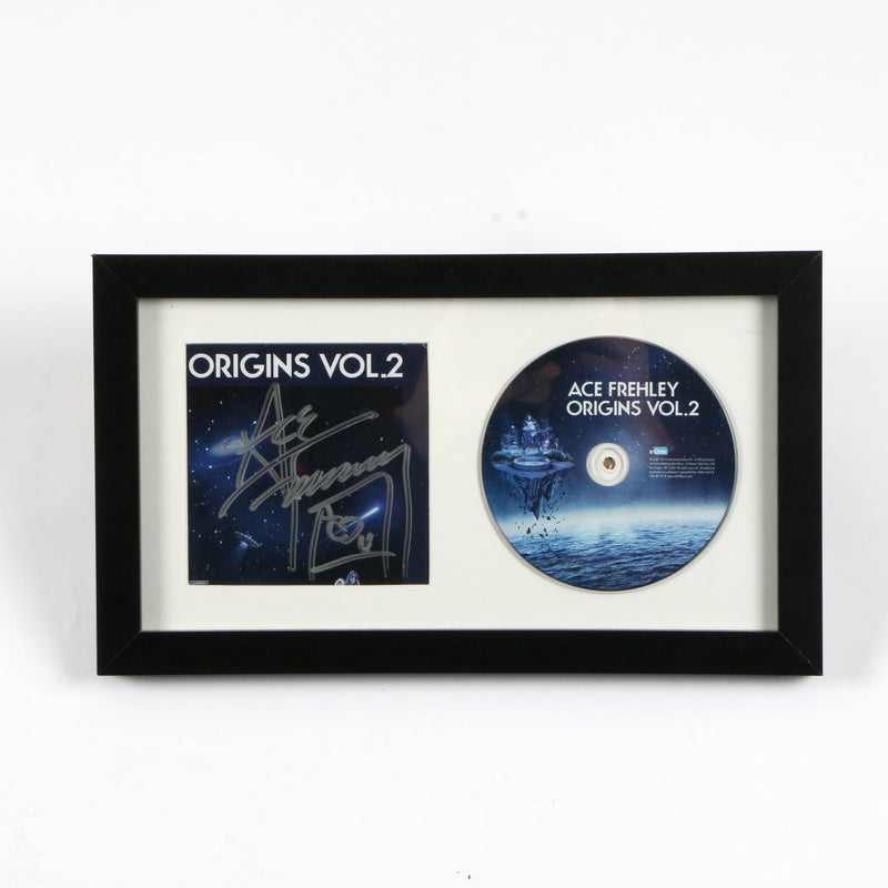 Ace Frehley Signed "Origins Vol 2" CD - Framed Horizontal Display - Beckett COA