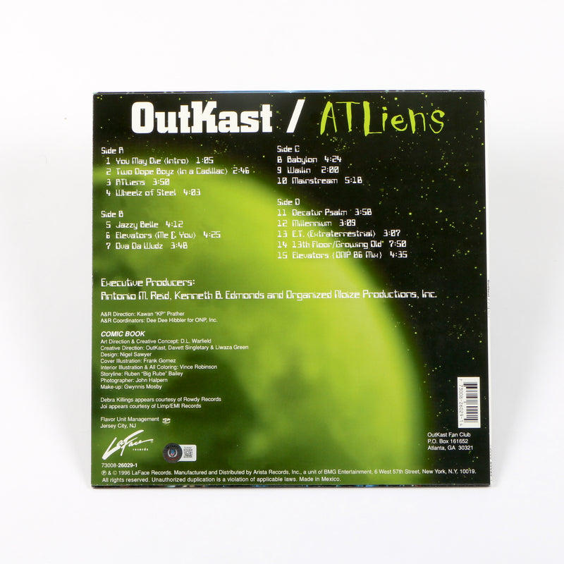 Outkast Big Boi Signed Autographed Vinyl Cover ATLliens Beckett BAS COA