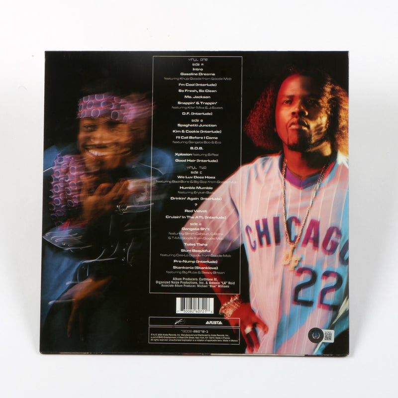 Outkast Big Boi Signed Autographed Vinyl Cover Stankonia Beckett BAS COA